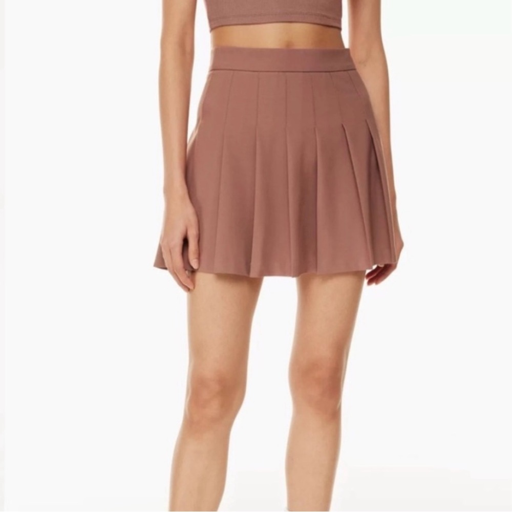Mini pleated skirt